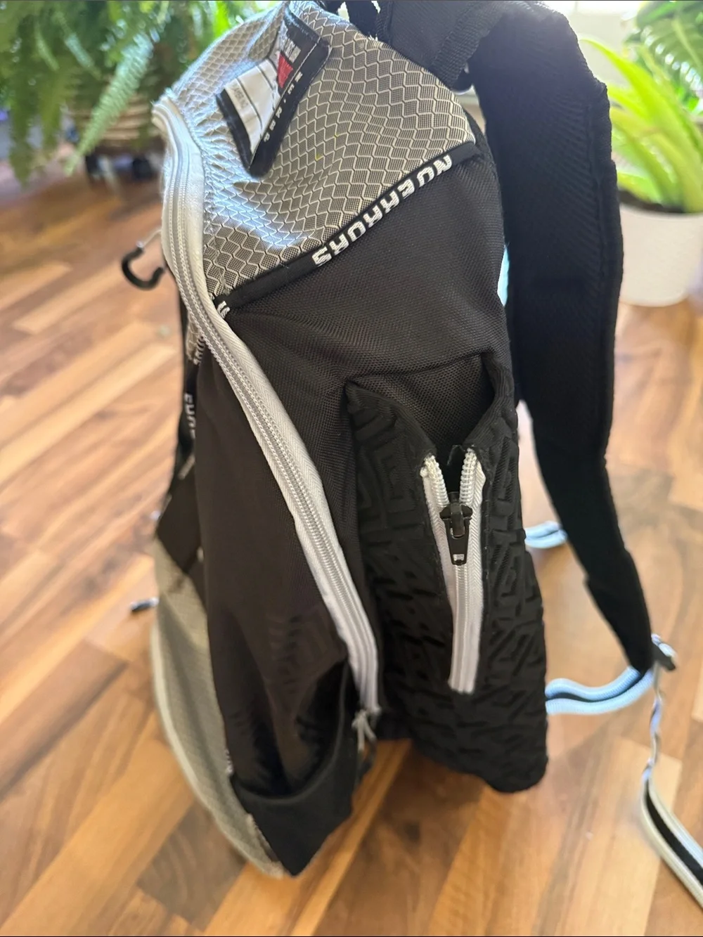 Men's Black and Gray  Baseball Performance Backpack